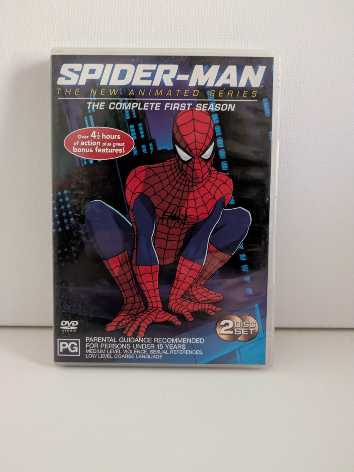 SPIDER-MAN THE NEW ANIMATED SERIES - SEASON 1 - DVD 2 DISCS R4 DVD RetroExchange Australia