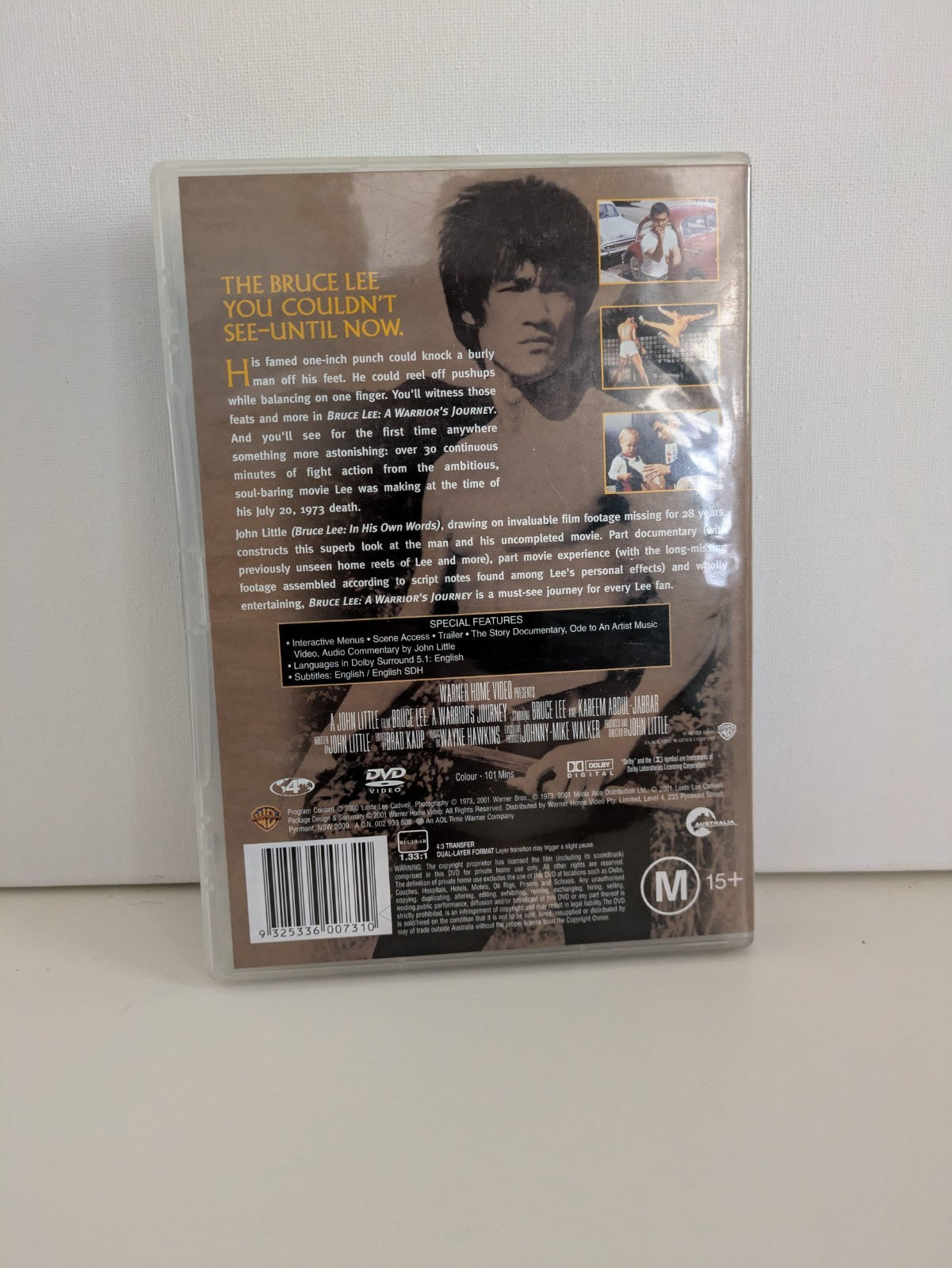 Bruce Lee - A Warrior's Journey (DVD, 2001) Retro Exchange Australia