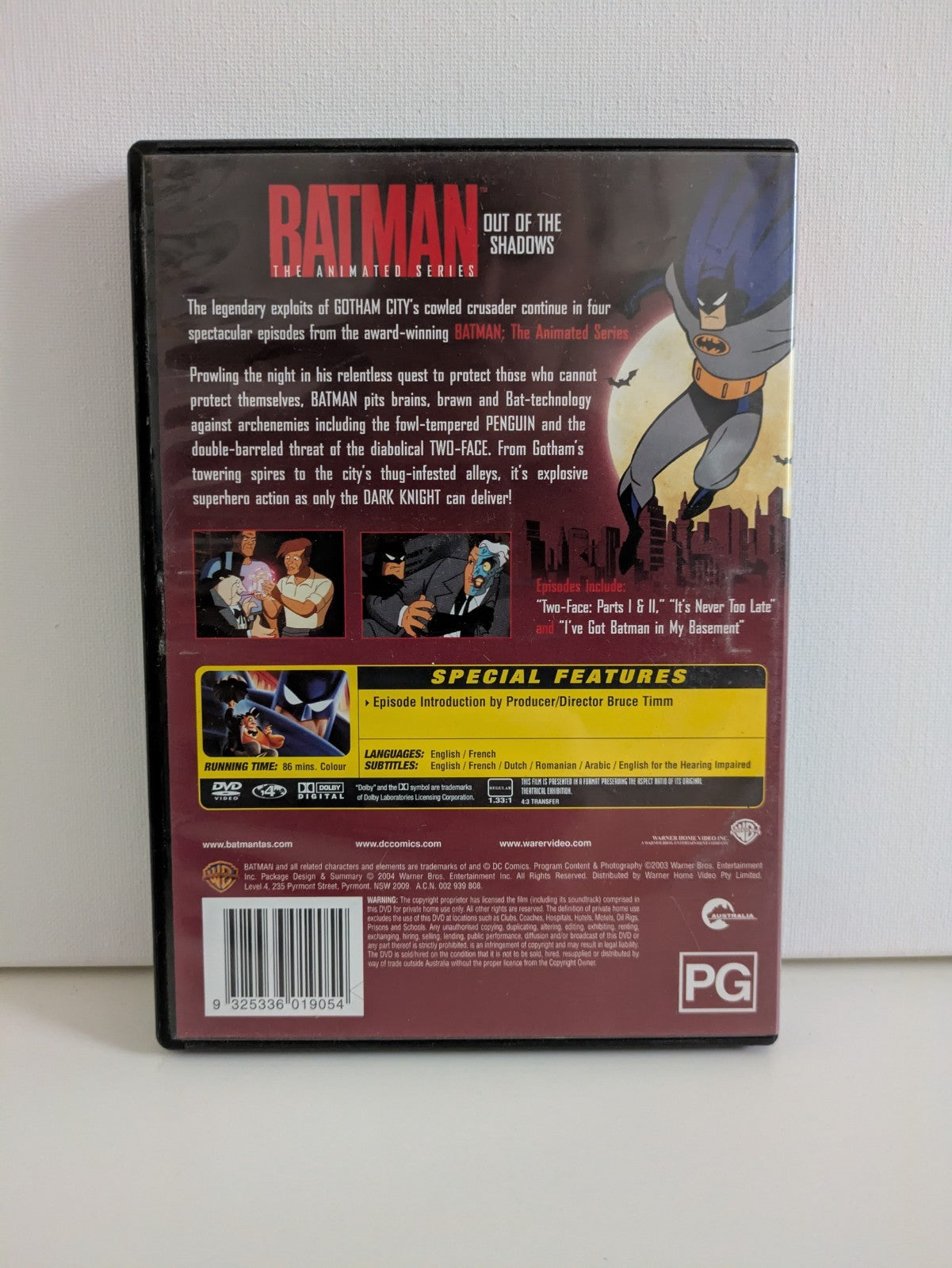 Batman Animation/Anime-Out of the Shadows (DVD, 2000) DVD RetroExchange Australia