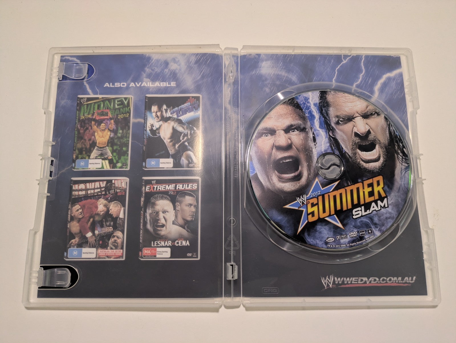 WWE Summer Slam 2012 - DVD (Region 4) Retro Exchange Australia