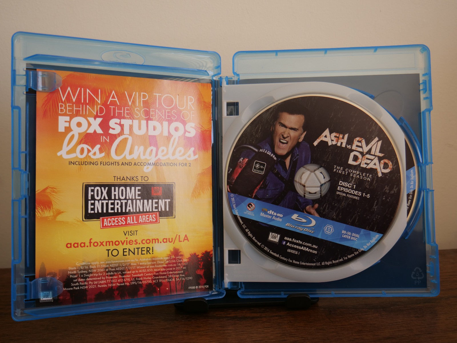 Ash Vs Evil Dead : Season 1 (Blu-ray, 2015) With Slip Case Horror DVD RetroExchange Australia