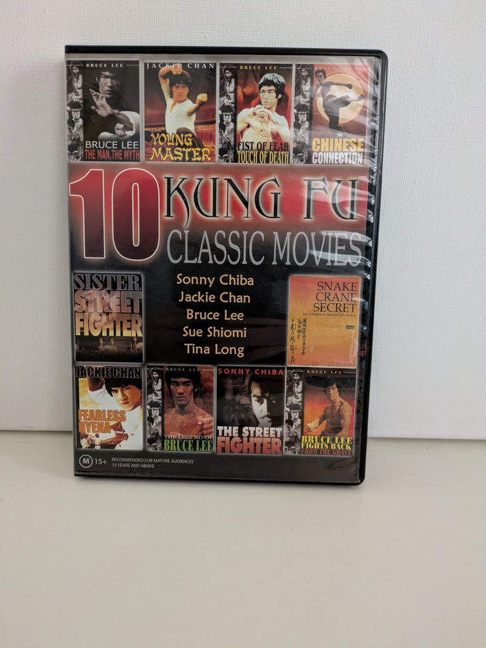 10 Kung Fu Classic Movies DVD | Retro Exchange