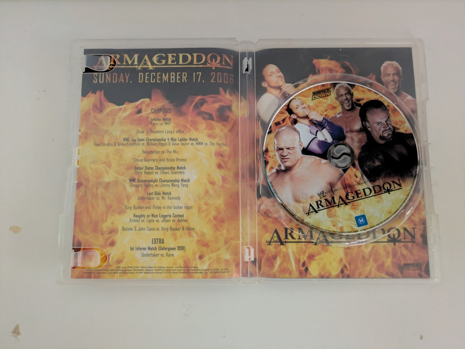 Armageddon WWE 2006 DVD Retro Exchange Australia