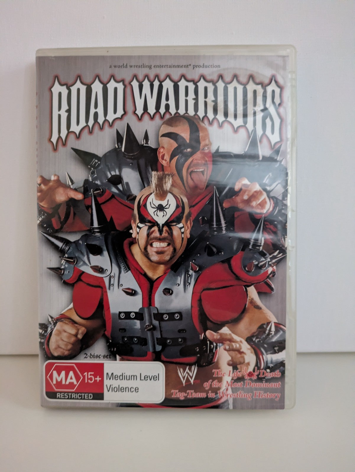 WWE Road Warriors DVD Region 4 Retro Exchange Australia