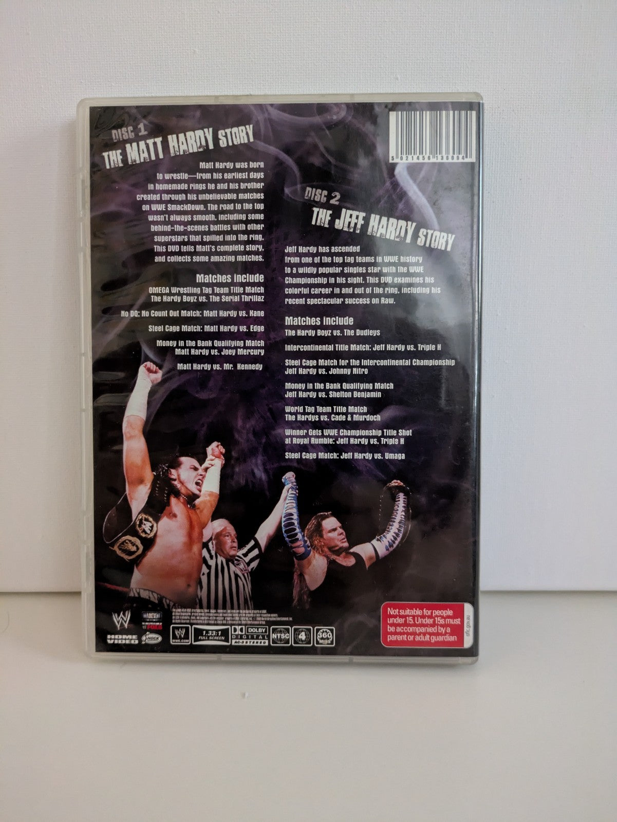 WWE Twist of Fate: The Matt & Jeff Hardy Story Region 4 Dvd Retro Exchange Australia