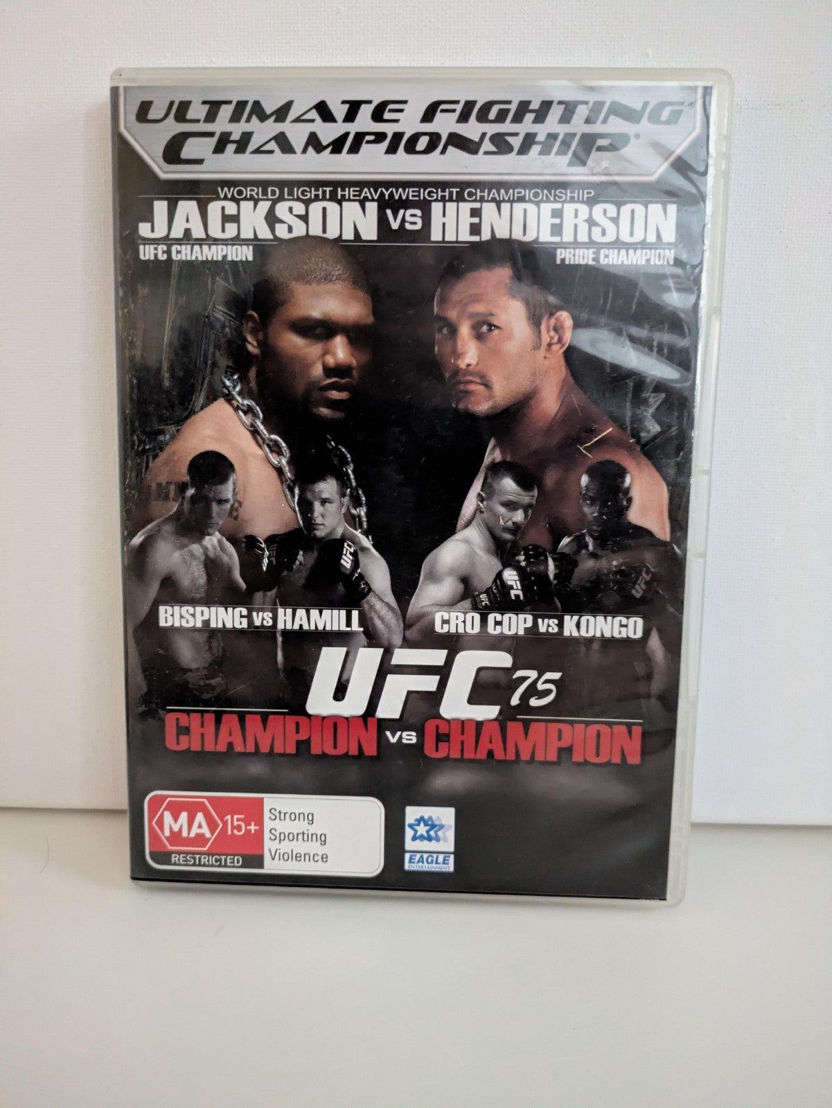 UFC 75 Champion VS Champion DVD Retro Exchange Australia
