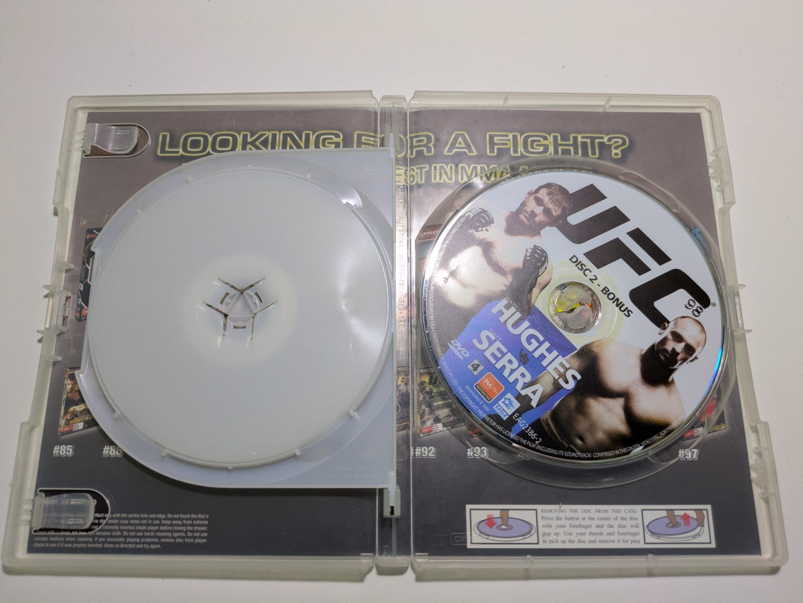 UFC 98 Evans Vs Machida DVD 2009 Region 4 Retro Exchange Australia