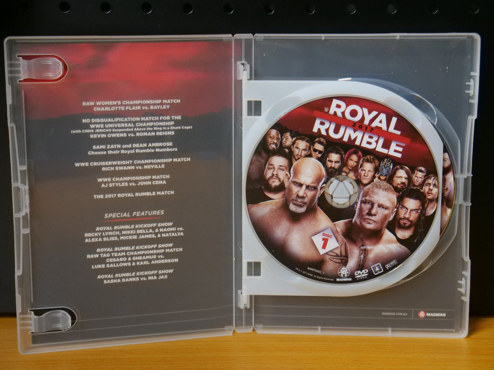 WWE - Royal Rumble 2017 (DVD, 2017) R4 Retro Exchange Australia