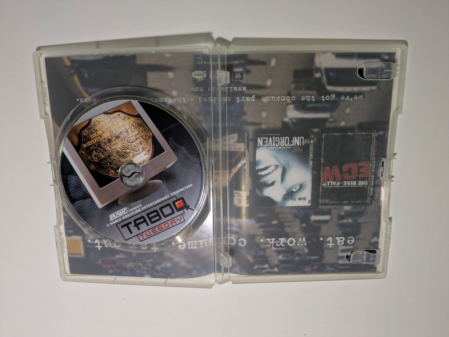 WWE Taboo Tuesday DVD 2004 Region 4 Retro Exchange Australia