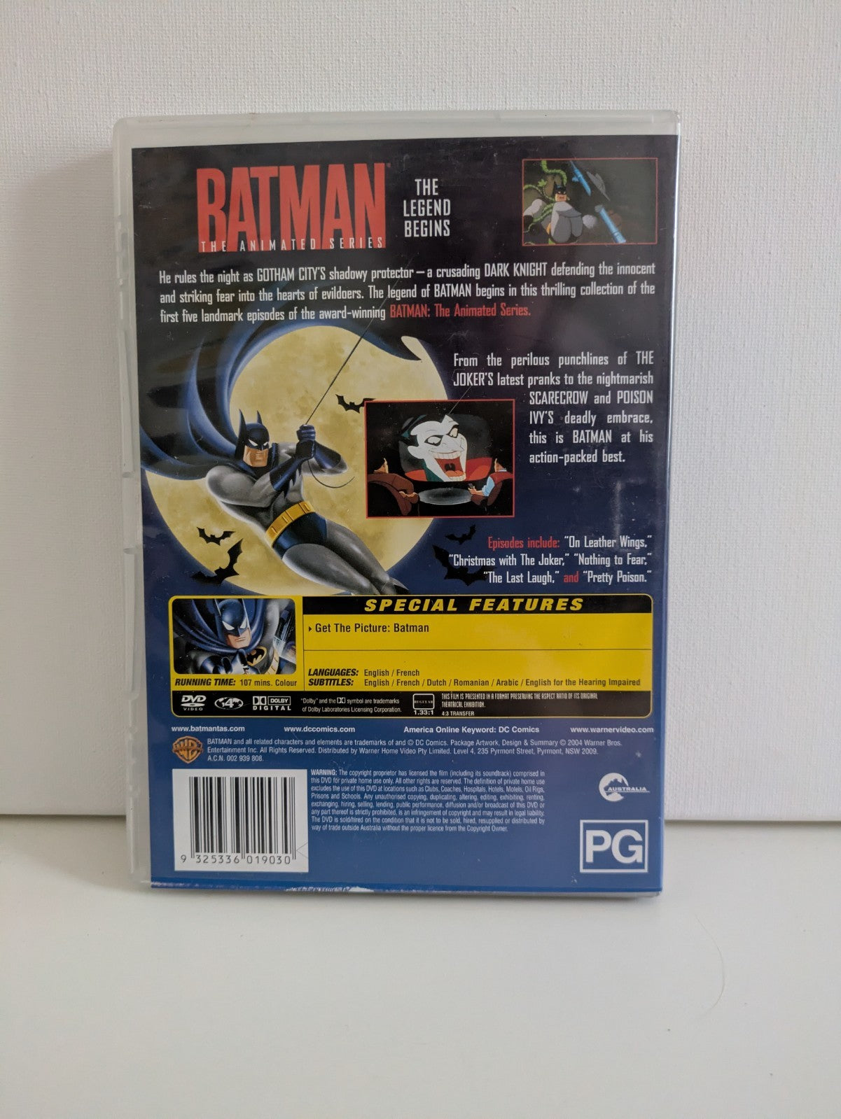Batman The Animated Series: The Legend Begins - DVD DVD RetroExchange Australia