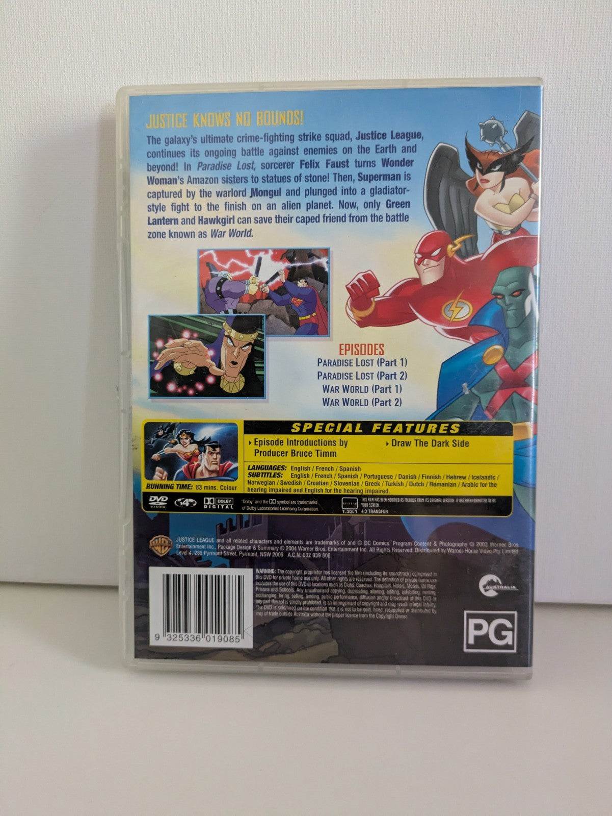 Justice League Paradise Lost - DVD - Region 4 DVD RetroExchange Australia