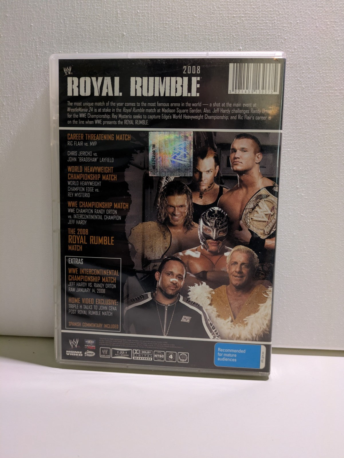 WWE Royal Rumble 2008 DVD Retro Exchange Australia