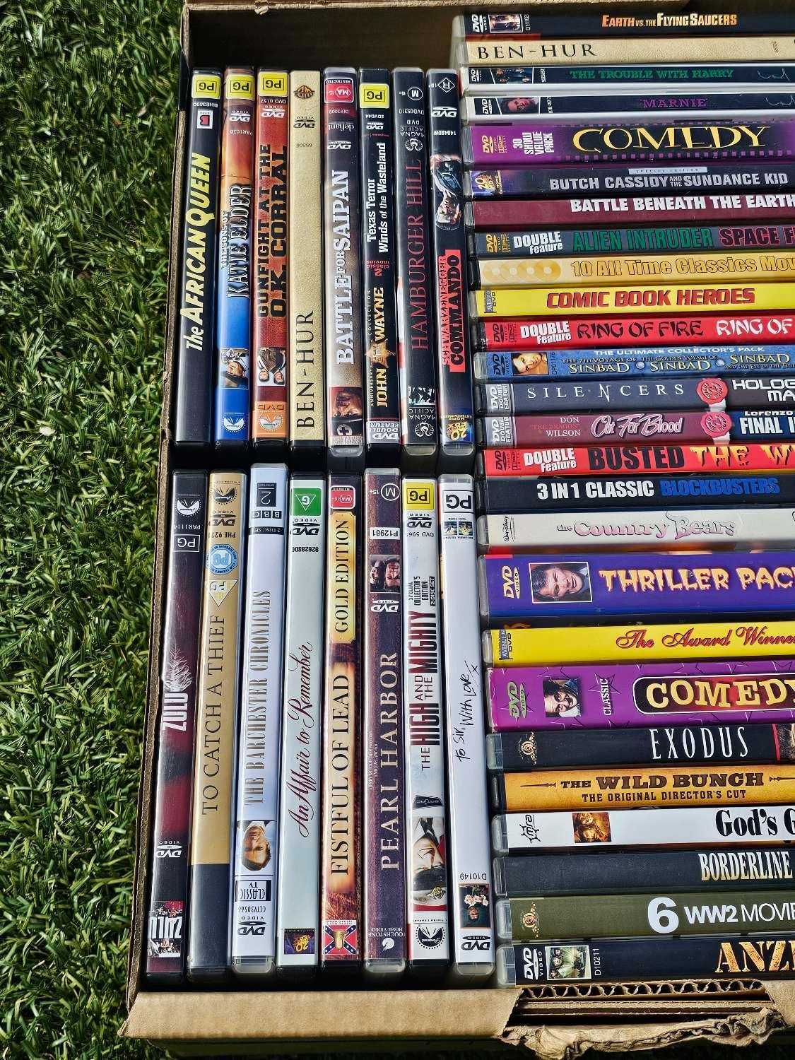 Western DVD Bulk Lot – 90-100 DVDs Per Box – Random Selection – Mixed Titles Nintendo DVD RetroExchange Australia