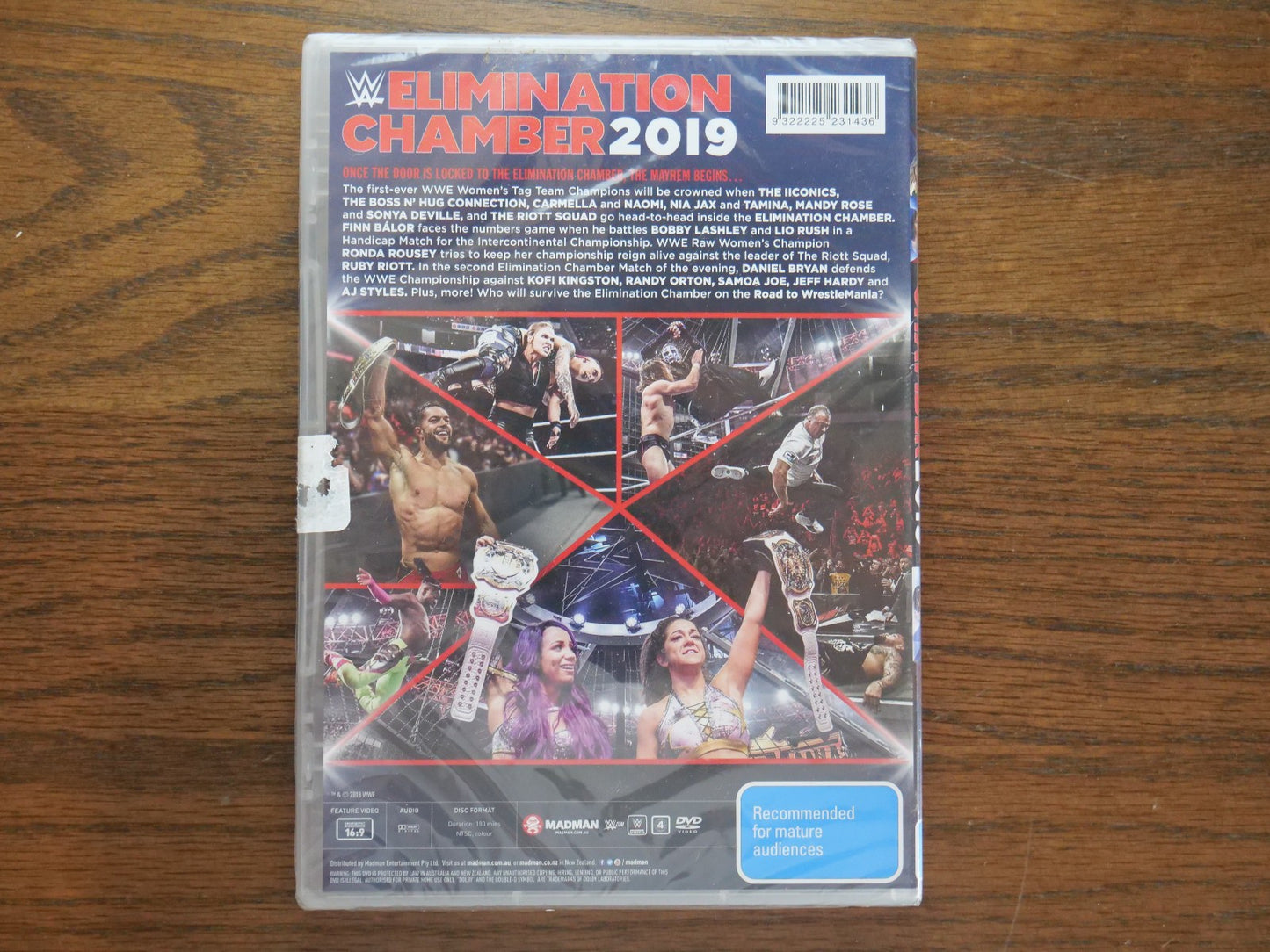 WWE - Elimination Chamber 2019 (DVD, Region 4) - Sealed Retro Exchange Australia