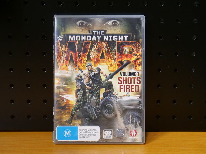 WWE: The Monday Night War - Volume 1 Shots Fired (DVD, 4-Disc Set) | Retro Exchange
