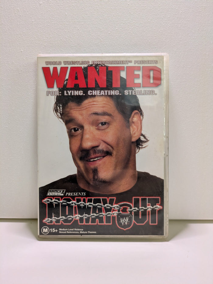 WWE Smack Down Wanted No Way Out DVD | Retro Exchange