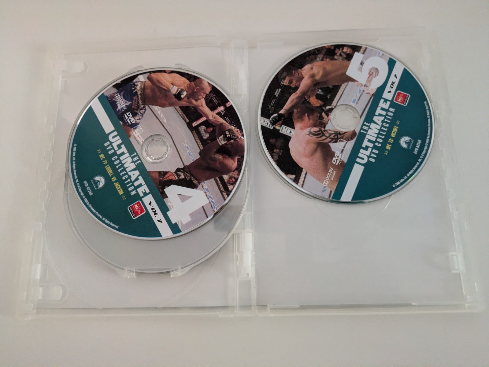 UFC Ultimate Fighting ChampionshipVolume 7 (68-72) 5 Disc DVD set Region 4 Retro Exchange Australia