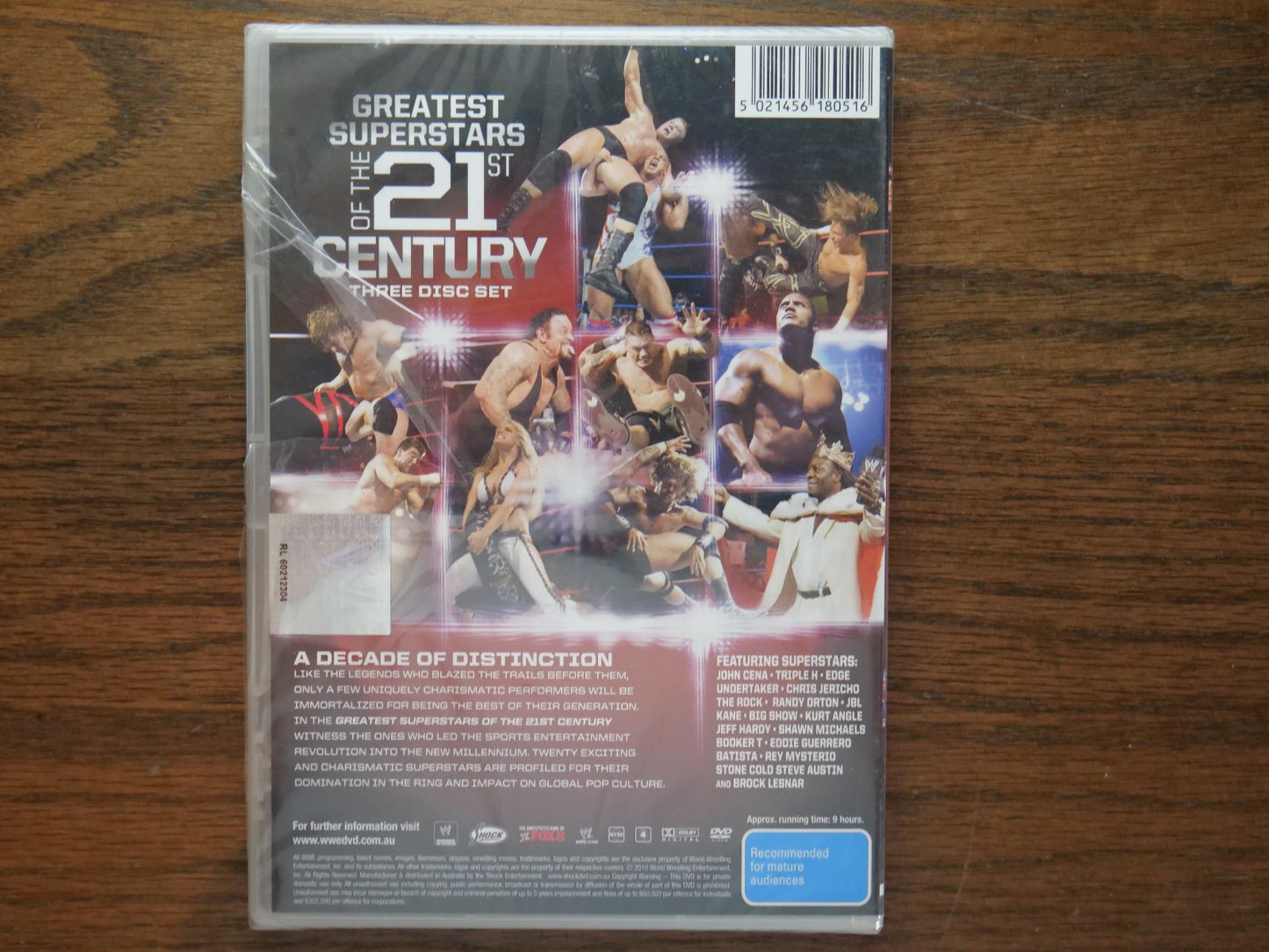 WWE - The Greatest Superstars Of The 21st Century (DVD, Region 4) - Sealed Retro Exchange Australia