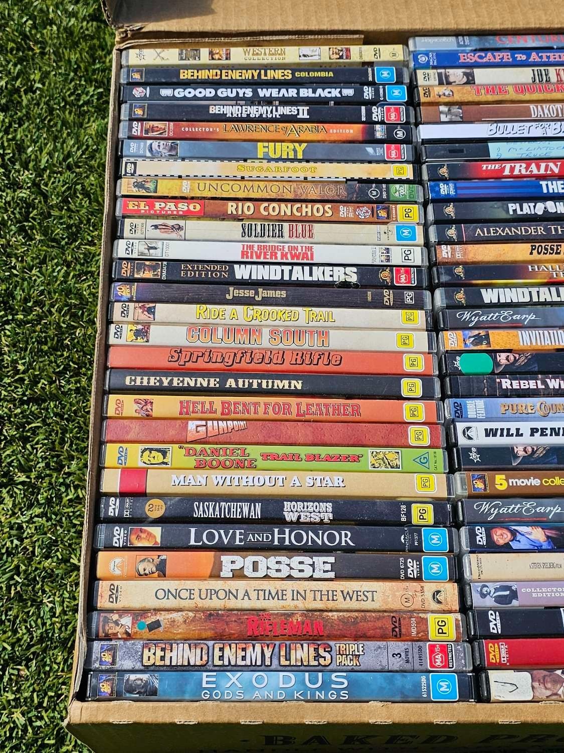 Western DVD Bulk Lot – 90-100 DVDs Per Box – Random Selection – Mixed Titles Nintendo DVD RetroExchange Australia