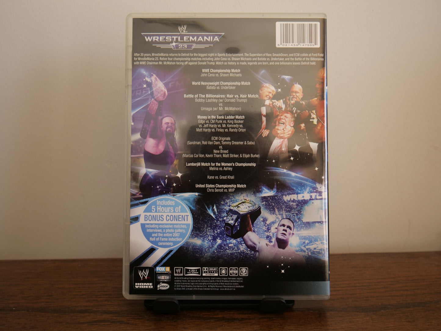 Wrestlemania 23 Steelbook Case DVD Sports Region 4 DVD RetroExchange Australia