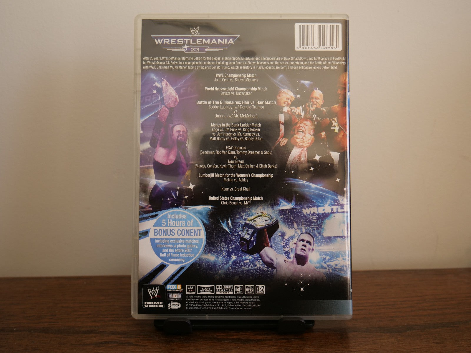 Wrestlemania 23 Steelbook Case DVD Sports Region 4 DVD RetroExchange Australia