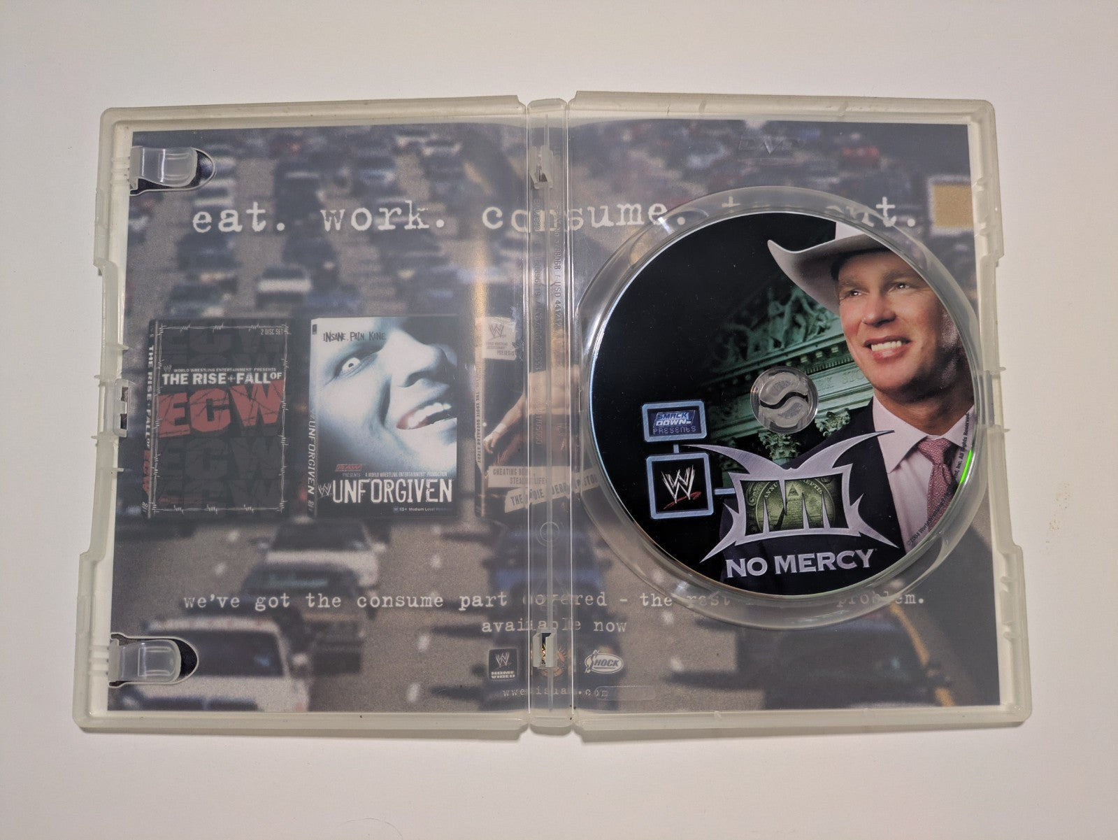 WWE No Mercy (2004 DVD) Region 4 JBL vs Undertaker John Cena Eddie Guerrero Retro Exchange Australia