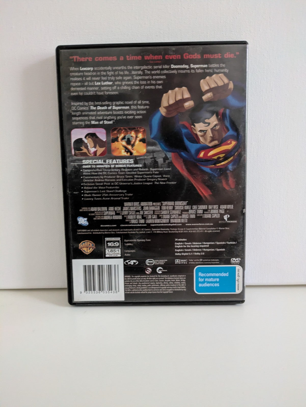Superman Doomsday - DVD - Region 4 DVD RetroExchange Australia