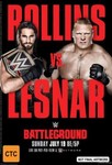 WWE - Battleground 2015 DVD Lesnar V Rollins - Region 4 Sports - Sealed DVD RetroExchange Australia