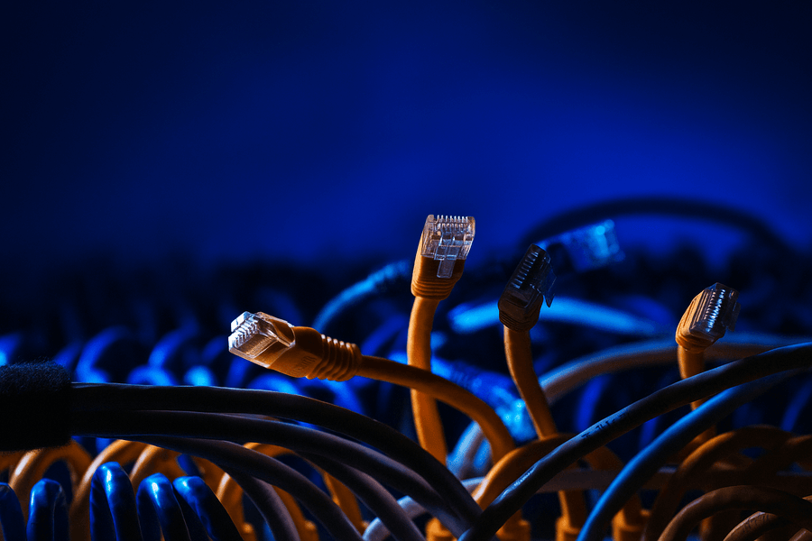 Assorted Ethernet and network cables for sale – cheap second-hand cables and adapters Perth Pickers.