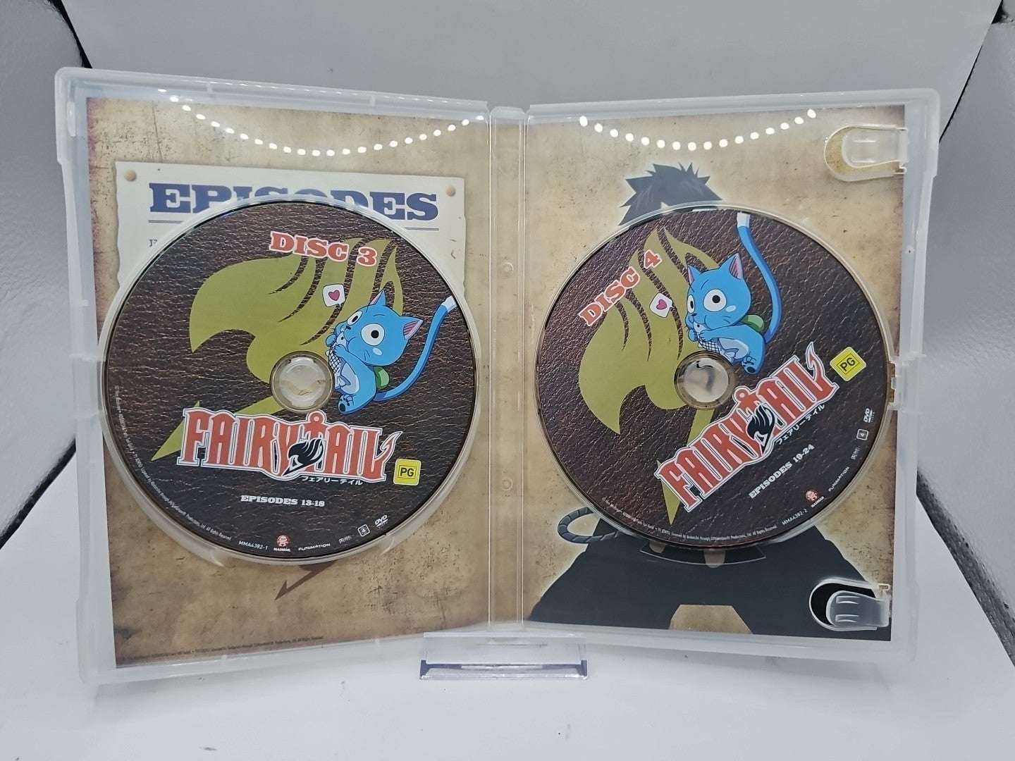 Fairy Tail DVD Anime Collection 2: Episodes 13-24 PAL Region 4 Rated PG Dvd Box Set Retro Exchange Australia