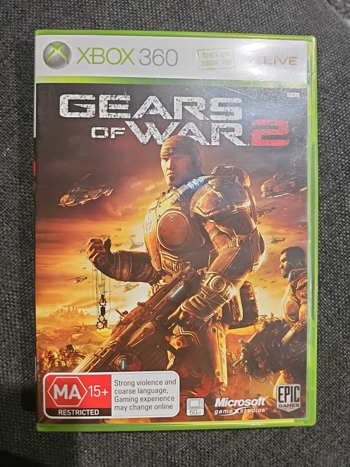 Gears Of War 2 (Microsoft Xbox 360) Complete With Manual - VGC | Retro Exchange