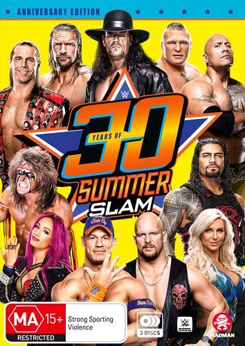 WWE - 30 YEARS OF SUMMERSLAM (DVD) - Sealed Retro Exchange Australia