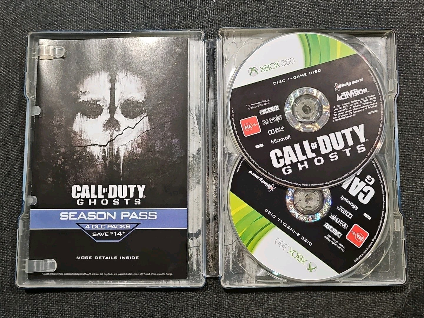 Call of Duty: Ghosts Hardened Edition - Microsoft Xbox 360 Game Retro Exchange Australia
