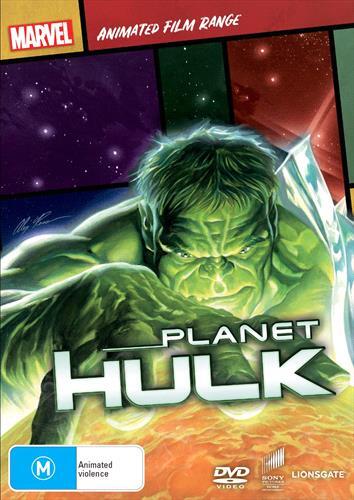 Planet Hulk (DVD 2010) Marvel animation Region 4 DVD RetroExchange Australia