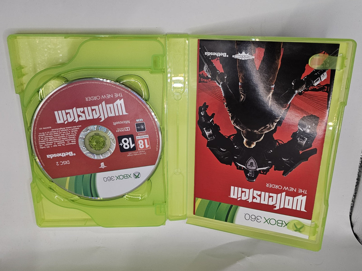 Wolfenstein The New Order Xbox 360 GC PAL Game Retro Exchange Australia