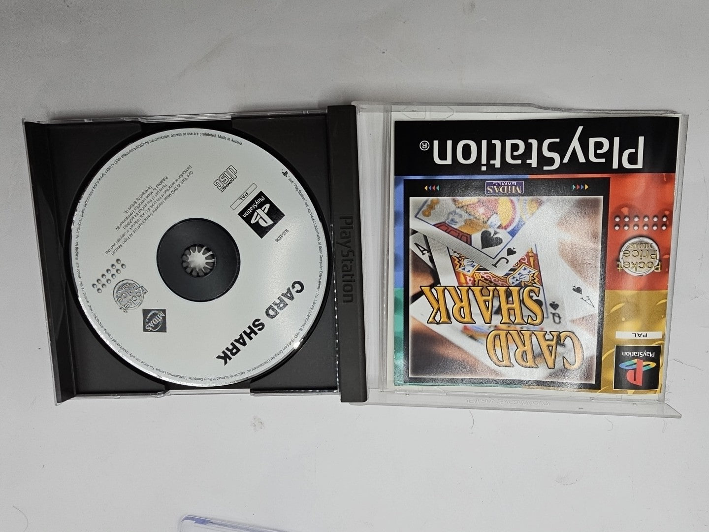 Card Shark Sony PS1 Playstation 1 Game 2000 with Manual PlayStation 1 PS1 Retro Exchange Australia