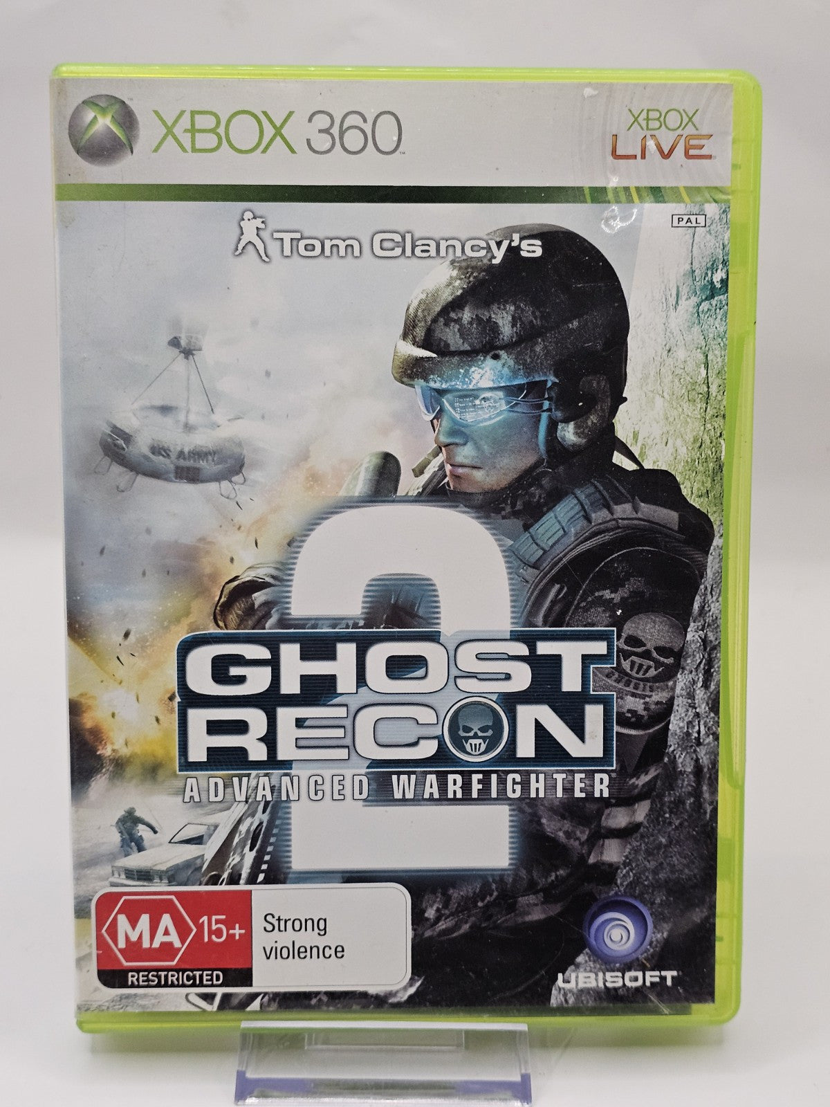 Tom Clancy's Ghost Recon Advanced Warfighter 2 - Xbox 360 - Tested & Working Game Retro Exchange Australia