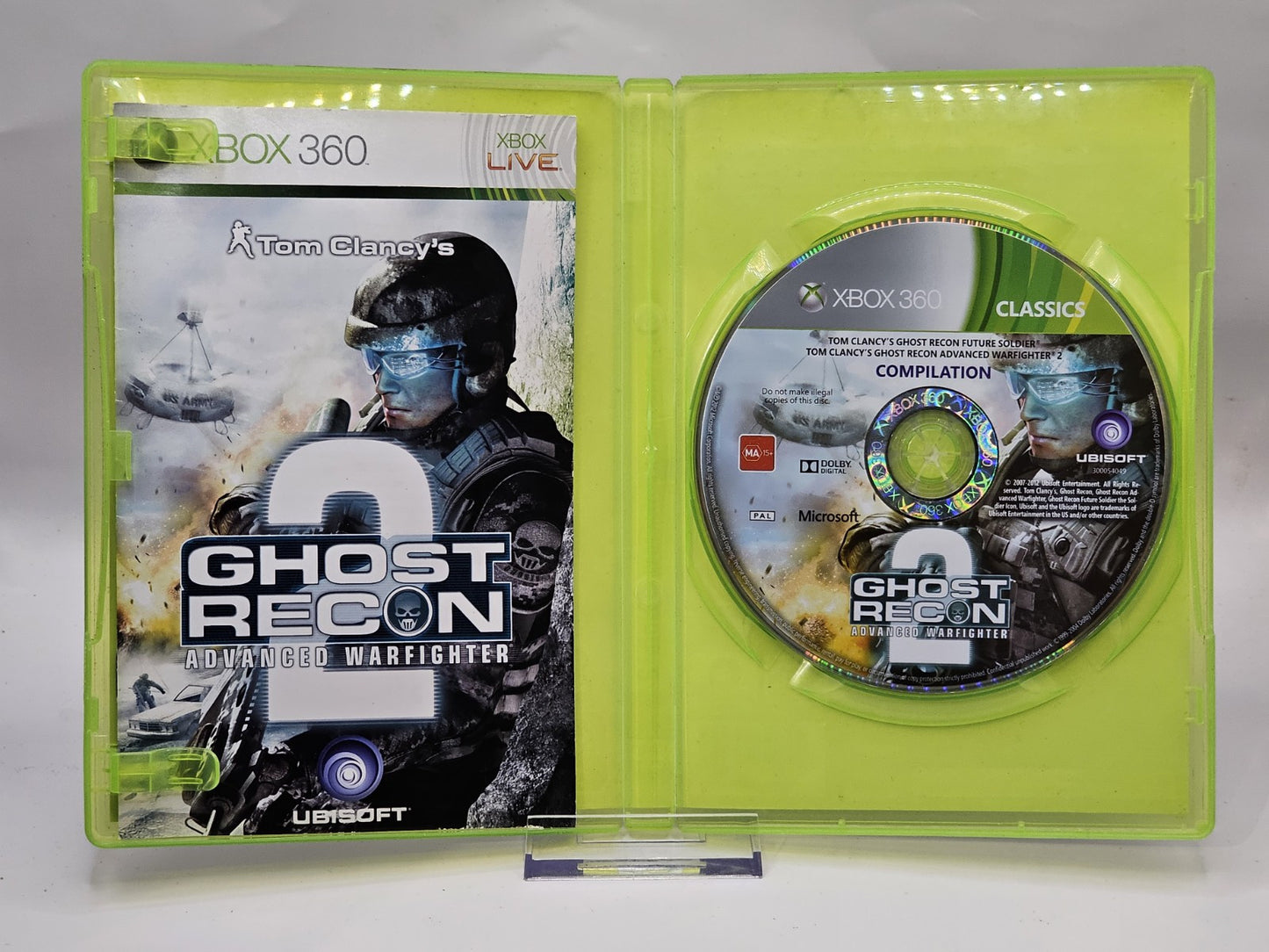 Tom Clancy's Ghost Recon Advanced Warfighter 2 - Xbox 360 - Tested & Working Game Retro Exchange Australia