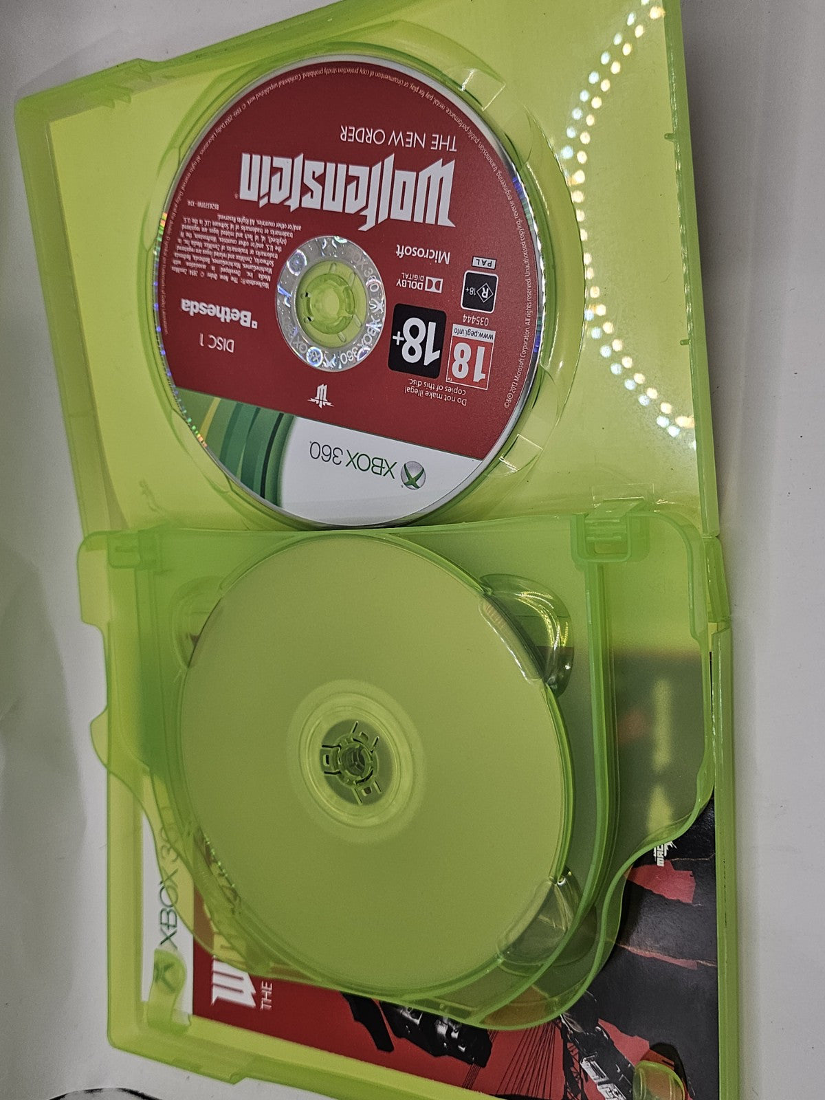 Wolfenstein The New Order Xbox 360 GC PAL Game Retro Exchange Australia