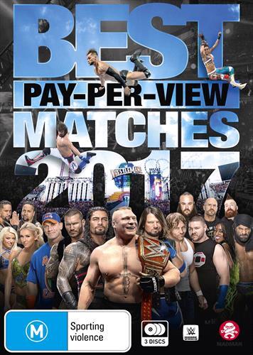 WWE - Best Pay-Per-View Matches of 2017 (DVD, 2017) 3 Disc Set Retro Exchange Australia