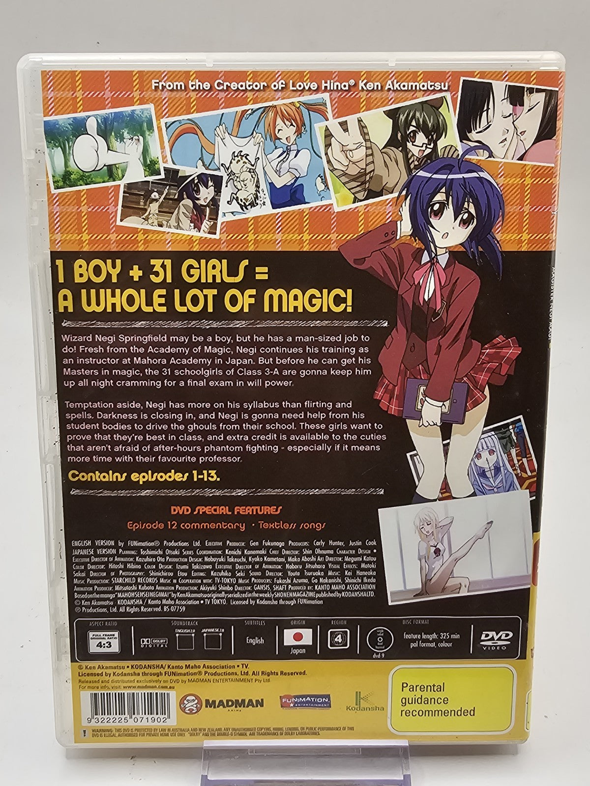 Negima!? Series Two, Collection One (DVD, 2 Discs) Dvd Box Set Retro Exchange Australia