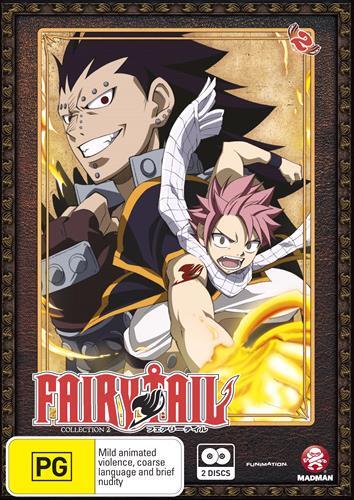 Fairy Tail DVD Anime Collection 2: Episodes 13-24 PAL Region 4 Rated PG Dvd Box Set Retro Exchange Australia
