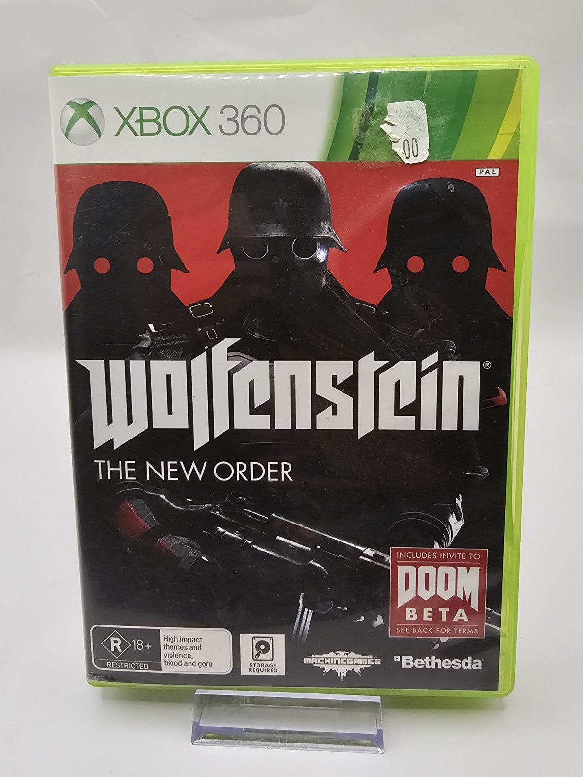 Wolfenstein The New Order Xbox 360 GC PAL Game Retro Exchange Australia
