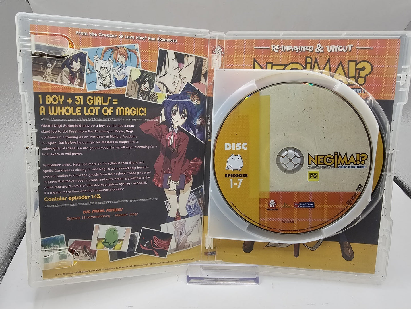 Negima!? Series Two, Collection One (DVD, 2 Discs) Dvd Box Set Retro Exchange Australia